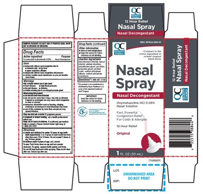 Qc Nasal Spray Oxymetazoline HCl 1 Fl Oz (304 1j Nasal Spray Image)